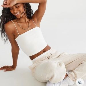 Aeropostale white bungee cami